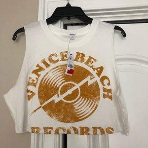 venice beach graphic muscle tee